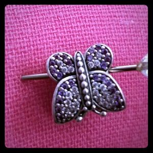 Pandora Purple Butterfly Bead